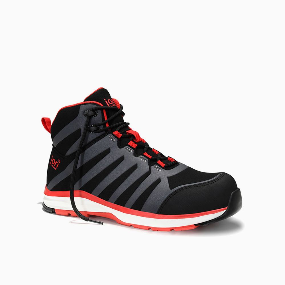 16021 - JO_RAPID BLACK-RED MID ESD S3